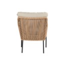 Cairo Rope provázková zahradní lounge židle - Black