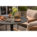 Cairo Rope provázková zahradní lounge židle - Black