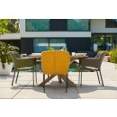 Cairo zahradní jídelní židle - žlutá