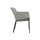 Kelly zahradní jídelní židle - výplet Black & White