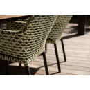 Kelly zahradní jídelní židle - výplet Green Mint
