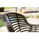 Patricia zahradní jídelní židle - černá