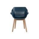 Sophie Teak Zahradní Jídelní Židle s područkami - steel blue 
