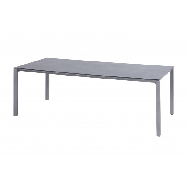 Stůl Victorio 220 x 100 cm - světle šedý