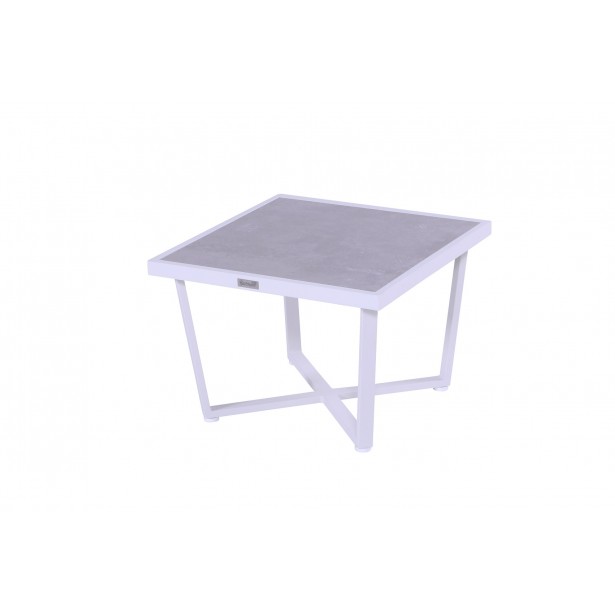 Konferenční stolek Luxor 64 x 64 cm - bílý