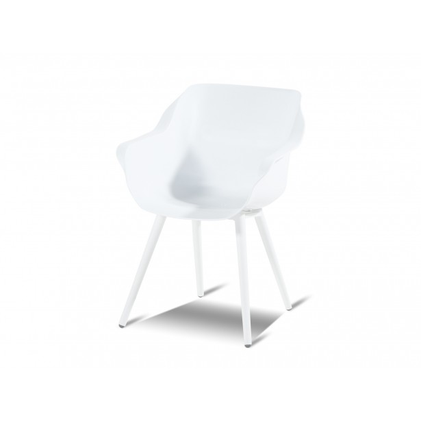 Sophie Studio Zahradní Jídelní Židle s područkami - bílá