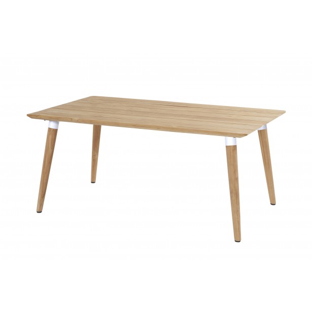 Stůl Sophie Teak 170 x 100 cm - bílý