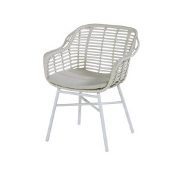 Cecilia zahradní jídelní židle - bílá