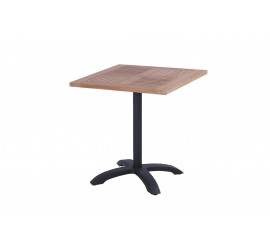 Sklopný stůl Sophie Bistro Teak 70 x 70 cm - černý