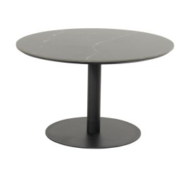 Zahradní kulatý lounge stolek Cairo - black