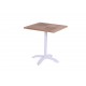 Sklopný stůl Sophie Bistro Teak 70 x 70 cm - bílý